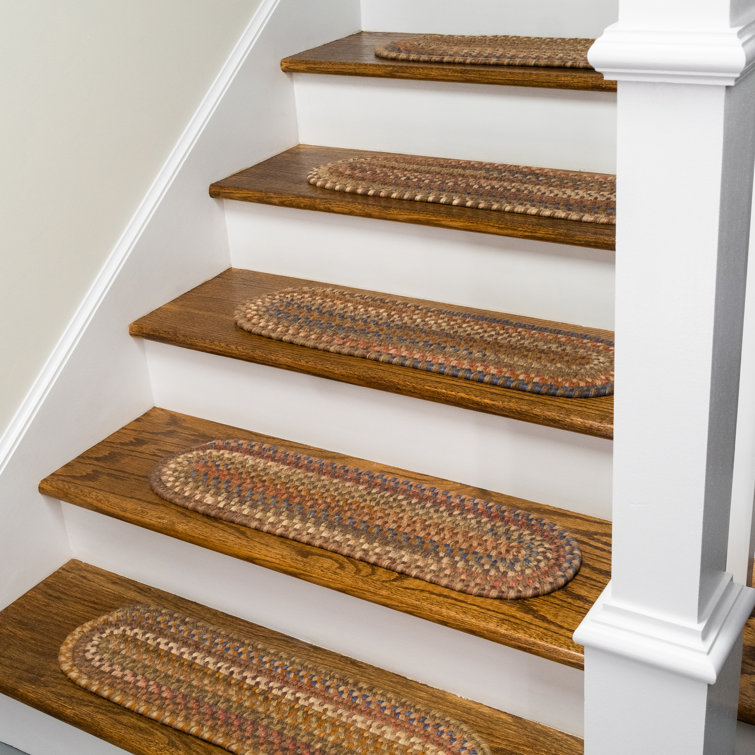 Gracie Oaks New England Braid Stair Treads 8"x28" Wayfair